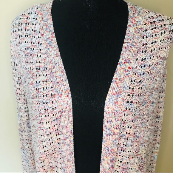 NWT Rainbow Knit Cardigan Sweater Size S - Picture 2 of 12